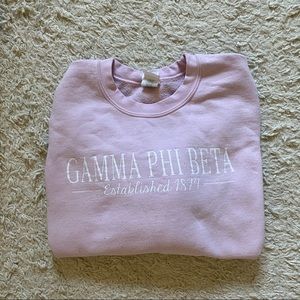 Gamma Phi Beta Pink Sweatshirt